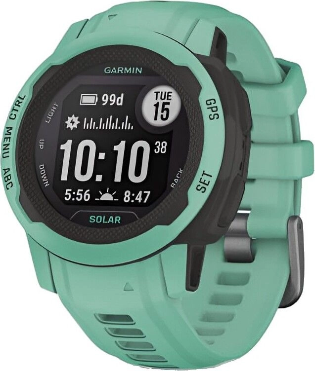 Смарт-часы Garmin Instinct 2S Solar Standard Edition - 40 mm, цвет Neo Tropic