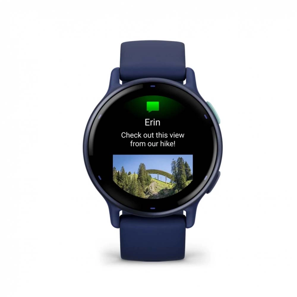 Смарт-часы Garmin Vivoactive 5 - 42 mm, Синий, металлически-синий безель, силиконовый ремешок