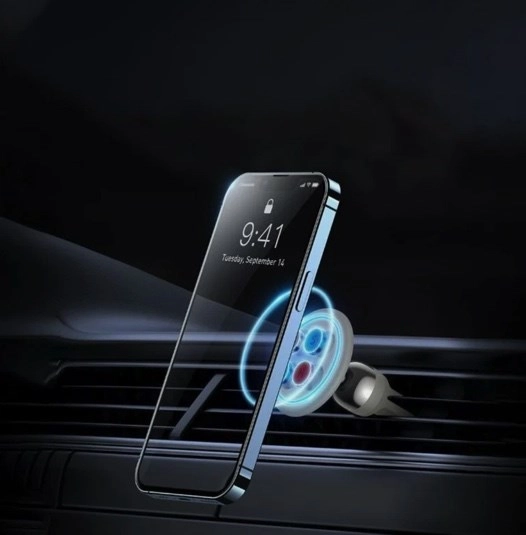 Автомобильный держатель Baseus C01 Magnetic Phone Holder (Air Outlet Version) creamy-white (SUCC000102)