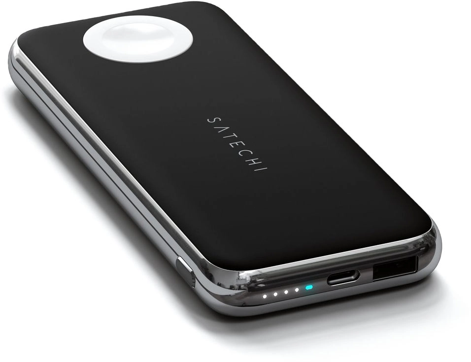 Беспроводное зарядное устройство Satechi Quatro Wireless Power Bank ST-UC10WPBM