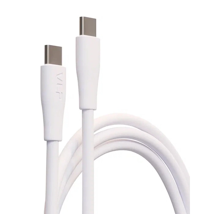 Кабель VLP LITE Color Line [USB-C - USB-C] 27W 1 м Белый