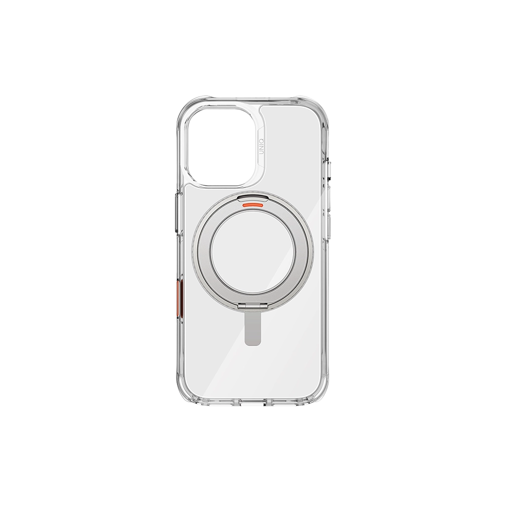 Чехол Uniq для iPhone 17 Swivix with 360-Rotating stand (Magsafe), Прозрачный