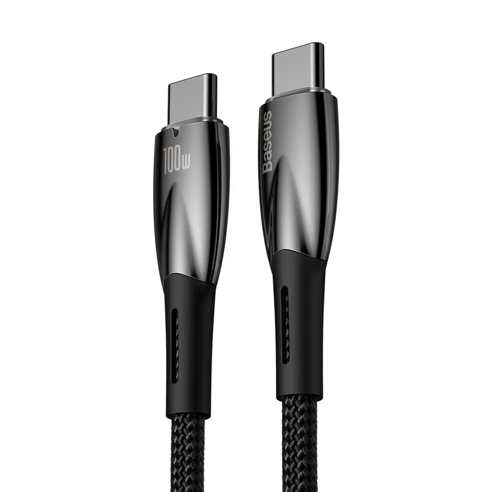 Кабель BASEUS Gem Fast Charging Data Cable USB-C 100W 1 м Черный