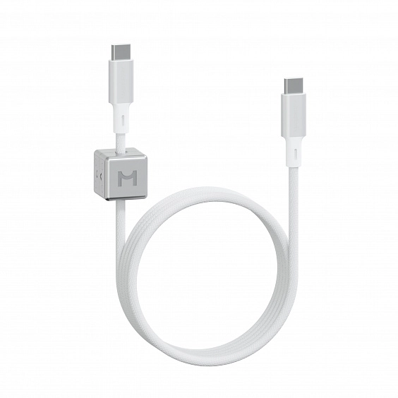 Магнитный кабель с утяжелителем Magssory Dice C, 2,4м White