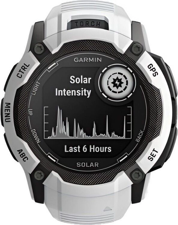 Смарт-часы Garmin Instinct 2X Solar Standard Edition - 50 mm, Белый