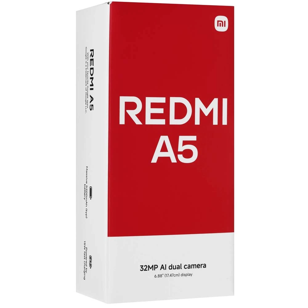 Смартфон Xiaomi Redmi A5 4/128 ГБ, черный (Midnight Black) 25028RN03G