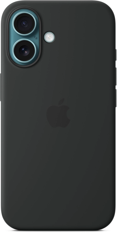 Чехол Apple для iPhone 16 Silicone with MagSafe, черный