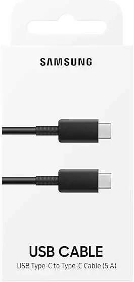 Кабель Samsung USB Type-C, 5А, 1,8 м, черный