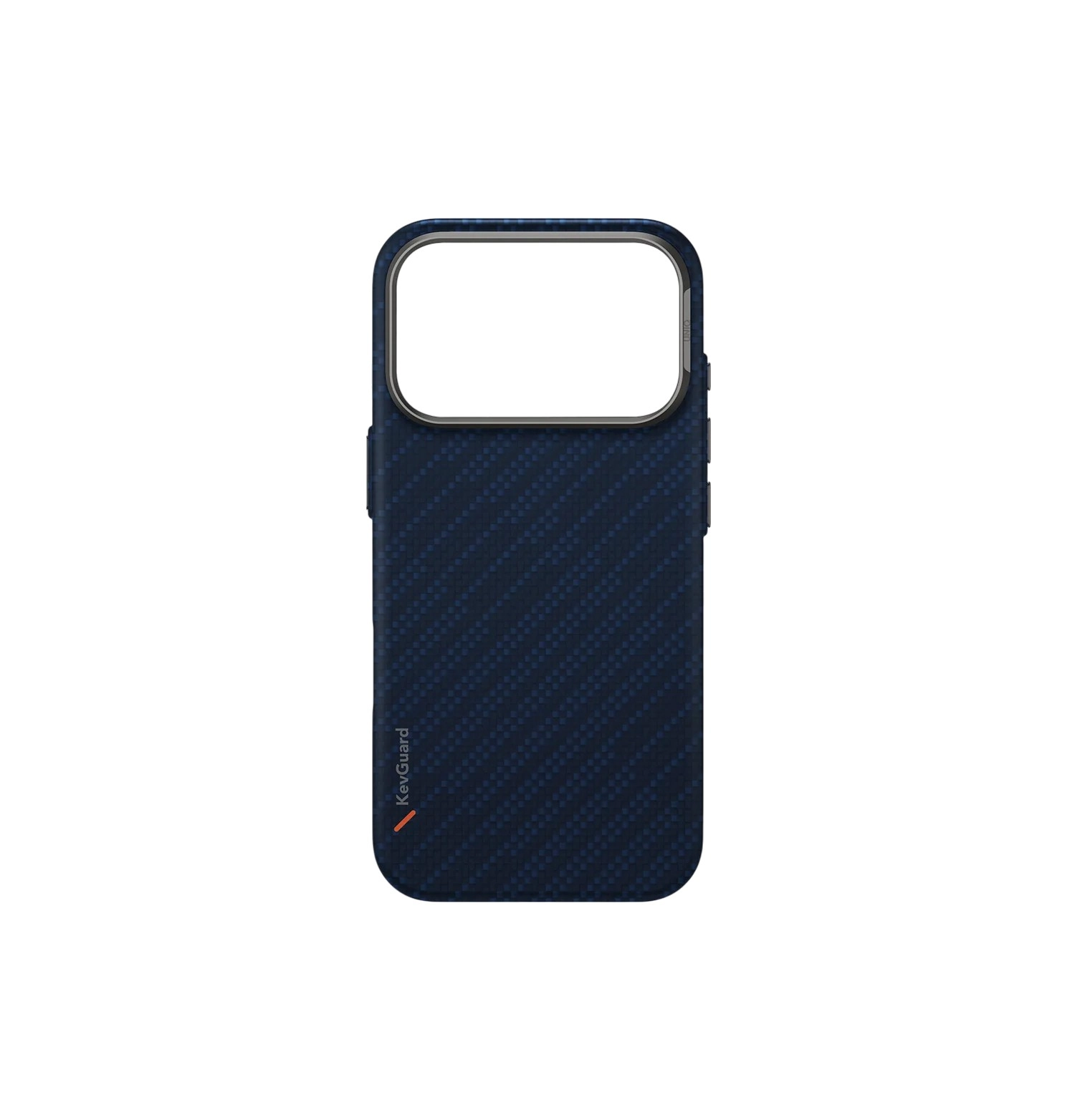 Чехол Uniq для iPhone 17 Pro KEVA EDGE Full Kevlar (MagSafe), Синий