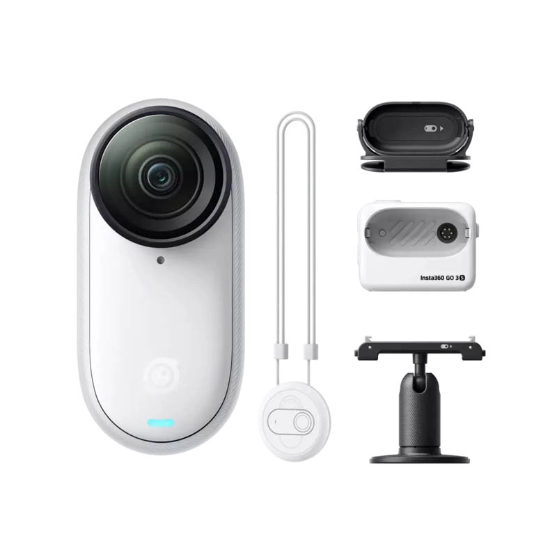 Экшн-камера Insta360 Go 3S | 128 ГБ, Белый
