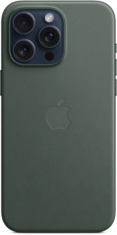 Чехол Apple MagSafe FineWoven для iPhone 15 Pro Max, Зеленый