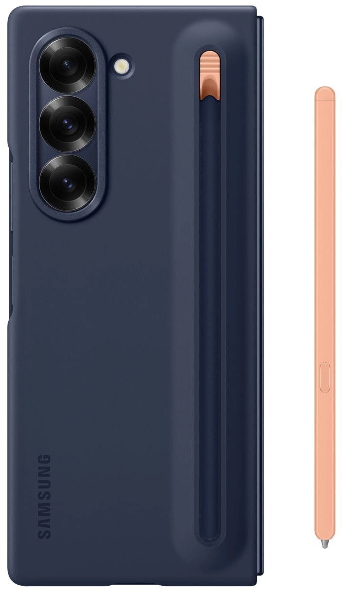 Чехол Samsung S Pen Case для Samsung Z Fold 6 Темно-синий