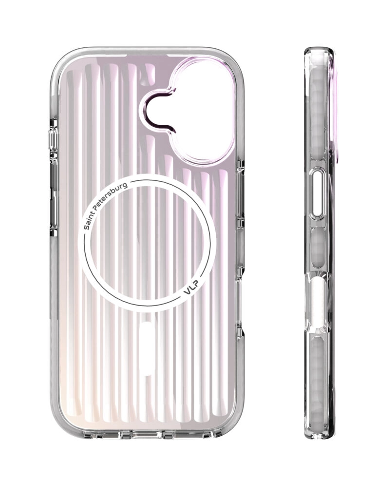Чехол защитный VLP Pulse Case MagSafe для iPhone 17, Перламутровый