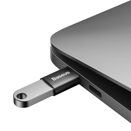 Переходник Baseus USB-C/USB-A ZJJQ000001 Black