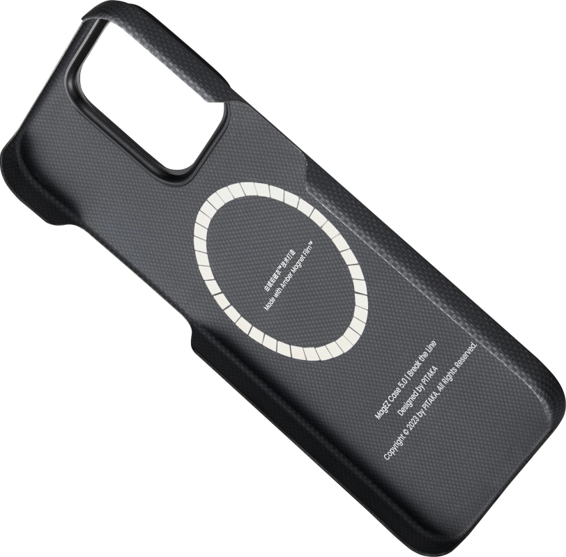 Чехол Pitaka Fusion Weaving MagEZ 5 для iPhone 15 Pro Max, Break the Line