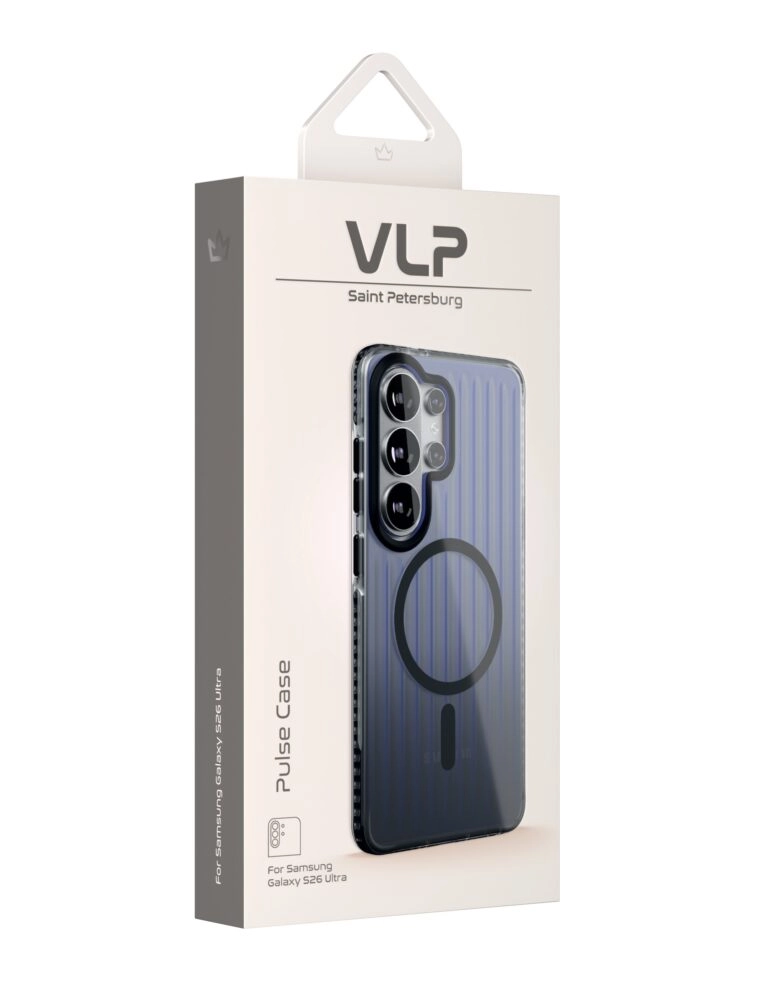 Чехол защитный VLP Pulse Case с MagSafe для Samsung Galaxy S26 Ultra, Черный