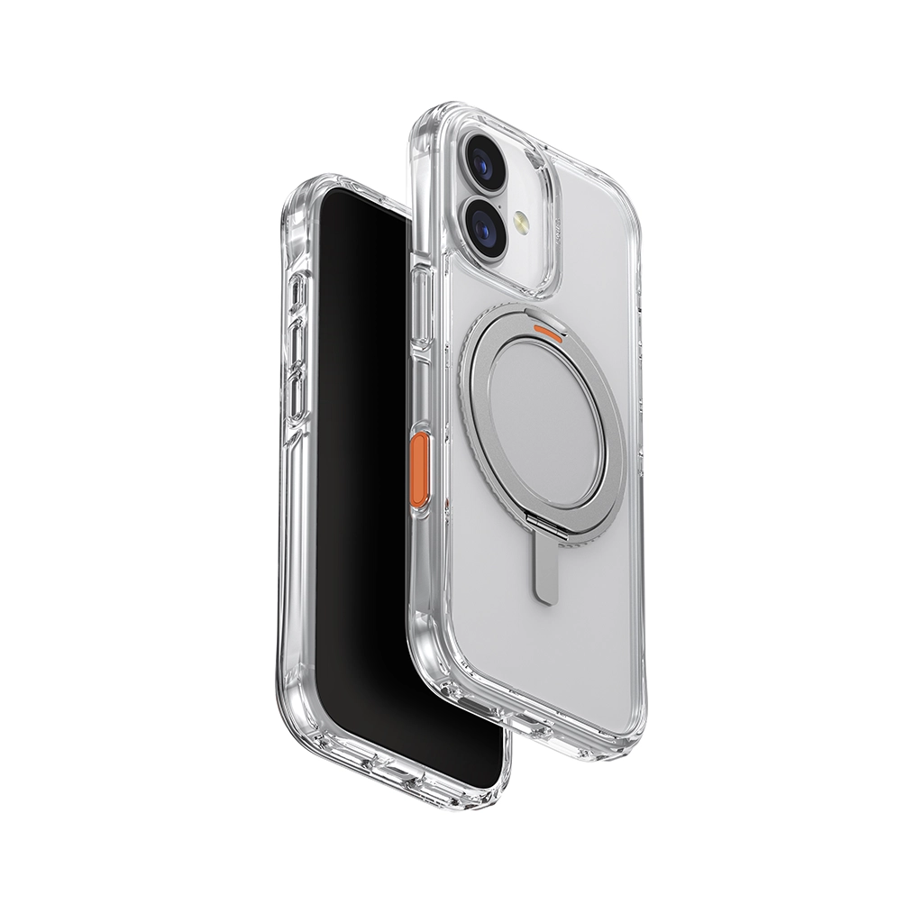 Чехол Uniq для iPhone 17 Swivix with 360-Rotating stand (Magsafe), Прозрачный