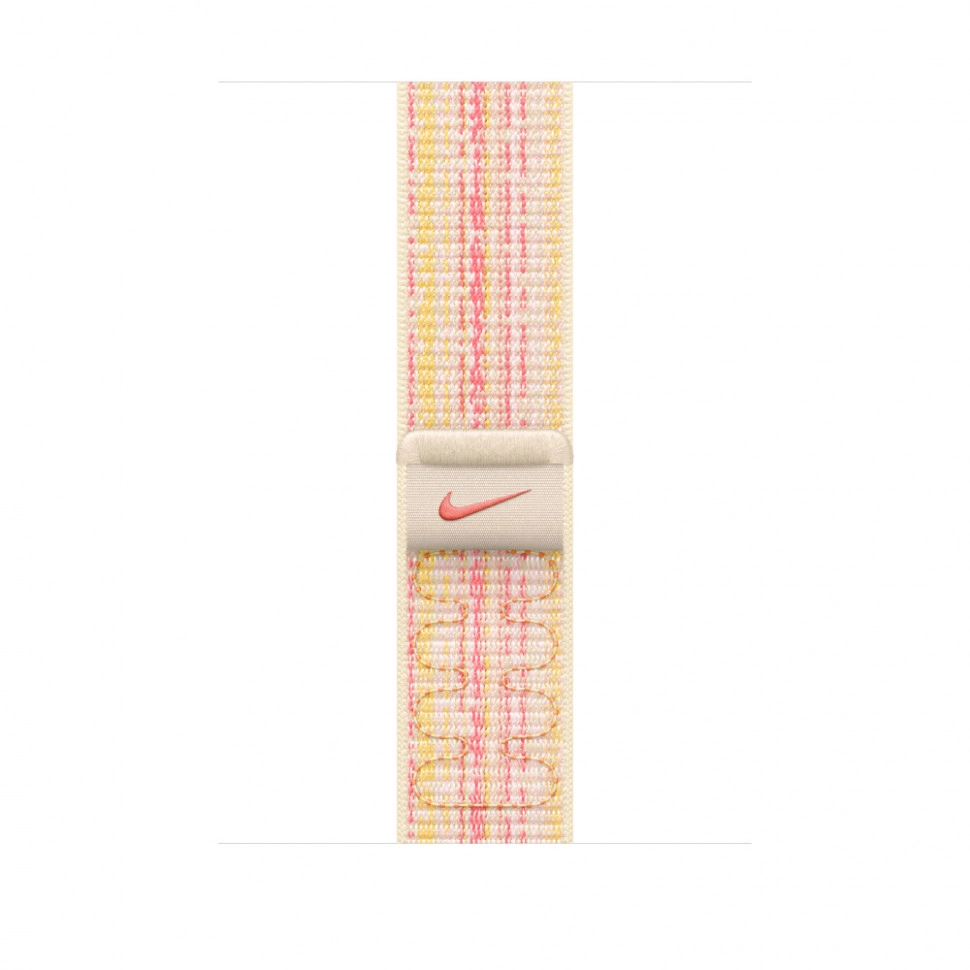 Браслет спортивный для Apple Watch 45mm Nike Sport Loop - Звездно-розовый (MUJY3)
