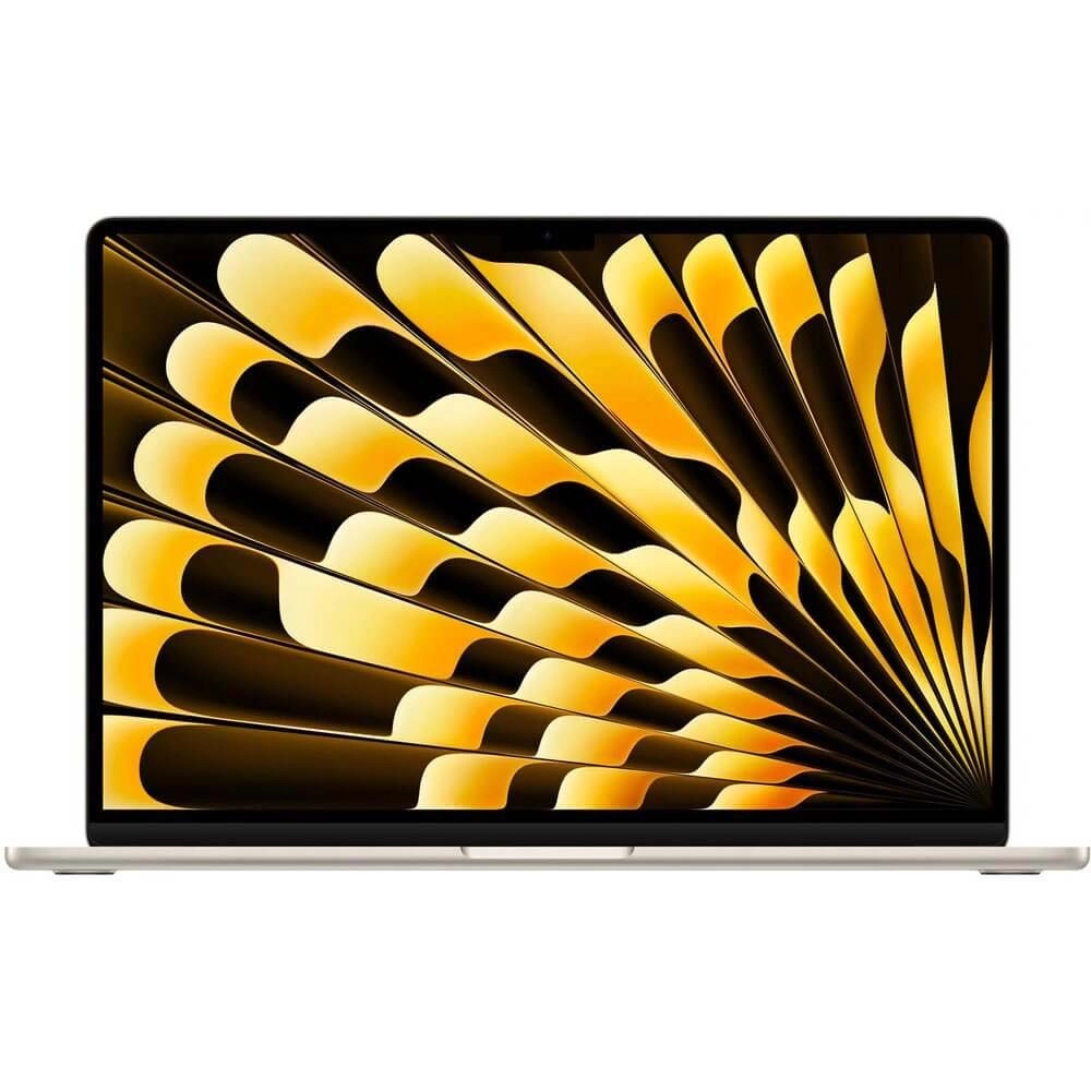 Ноутбук MacBook Air 15" M3 (2024) 8C CPU/10C GPU, 24 ГБ RAM, 2 ТБ SSD, (Starlight | Сияющая звезда) (Z1GF0007V; Z1GF00191)