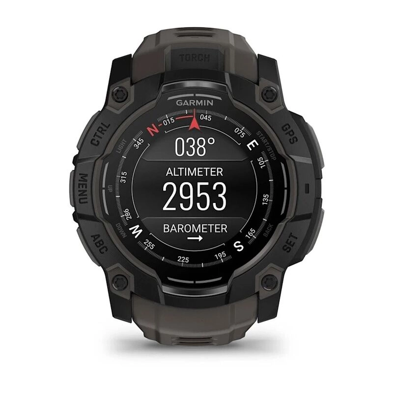 Смарт-часы Garmin Instinct 3 - 50 mm, Amoled, Черный, угольно-черный ремешок