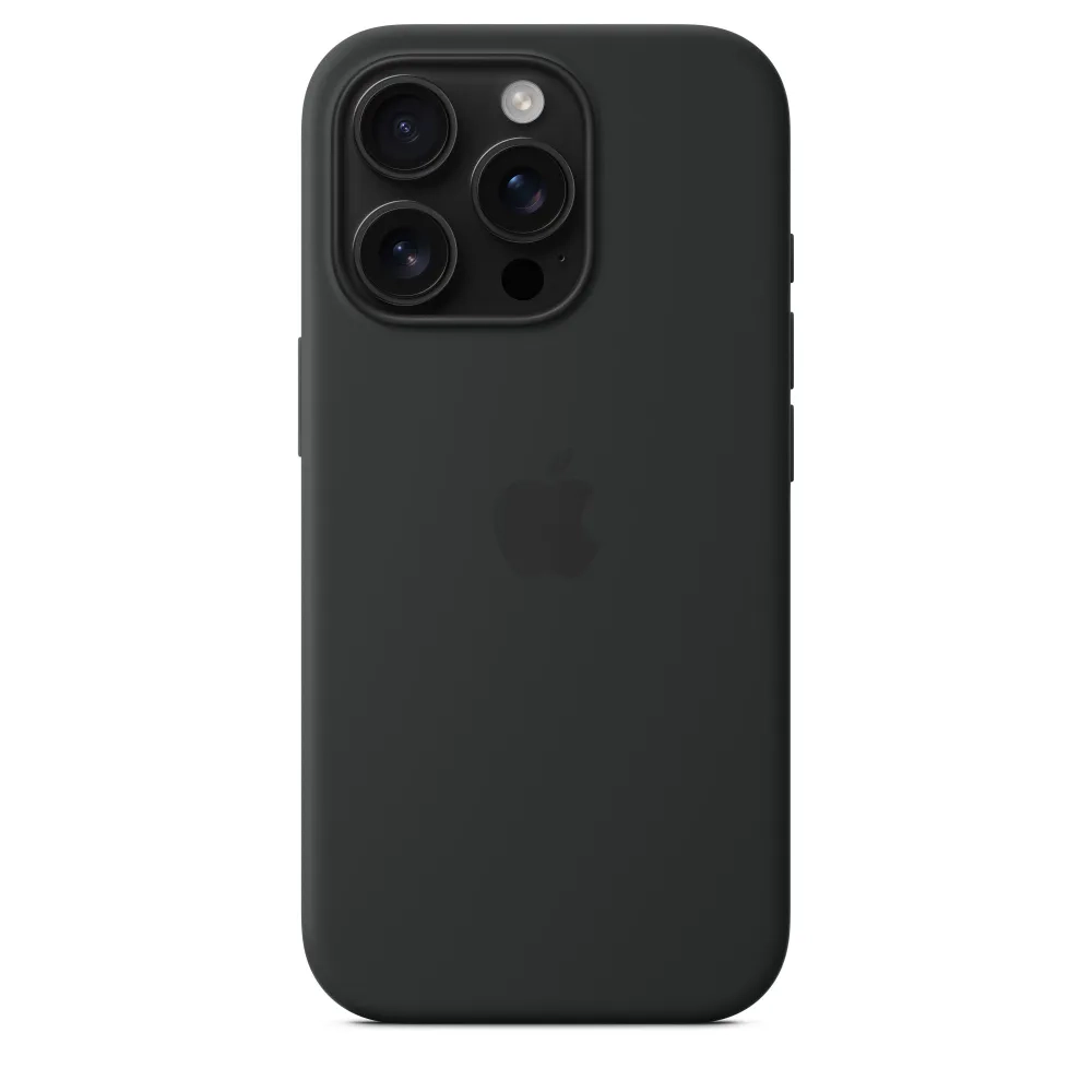 Чехол Apple для iPhone 16 Pro Silicone с MagSafe (Черный | Black)