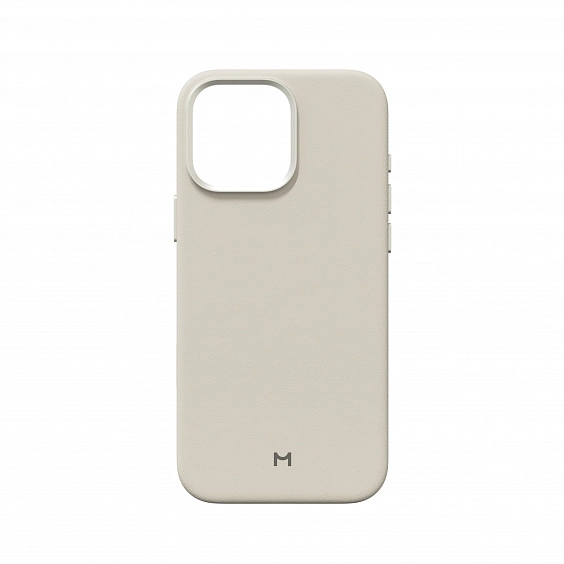 Чехол для iPhone 16 Pro Max Eco Leather Case Ivory