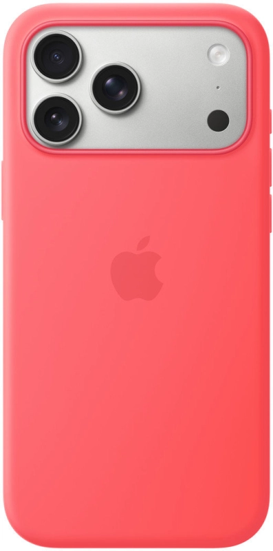 Чехол Apple для iPhone 17 Pro Max Silicone MagSafe, ярка гуава