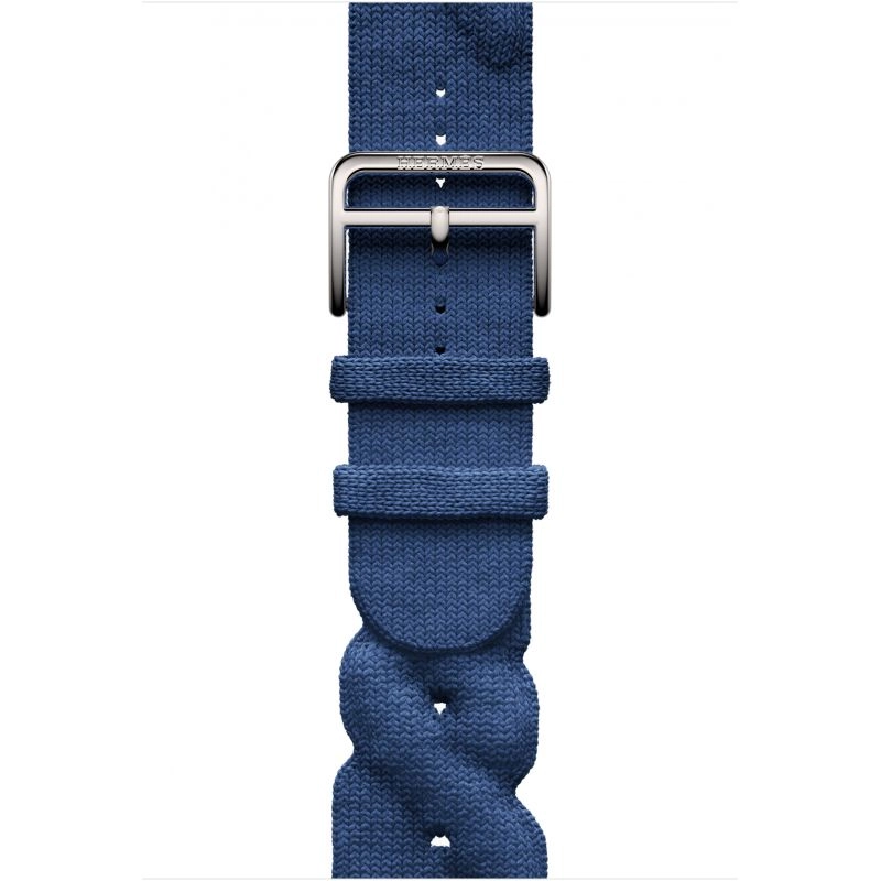 Смарт-часы Apple Watch S10 Hermes - 46 mm браслет Torsade Single Tour (Navy | синий)