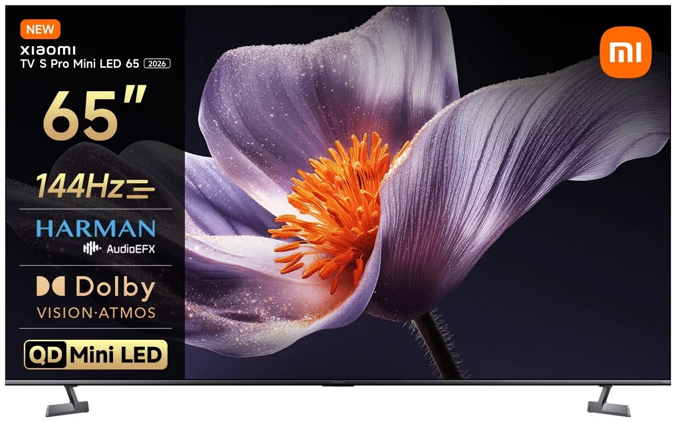 Телевизор Xiaomi TV S Pro Mini LED 65 (165 см) темно-серый