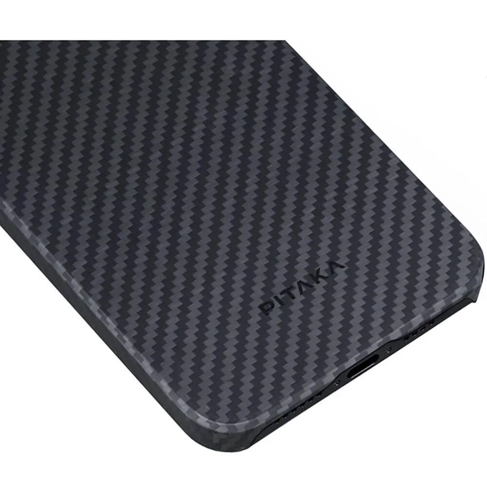 Чехол Pitaka MagEZ Case 4 с Magsafe для iPhone 15 Plus Кевлар (KI1501M)