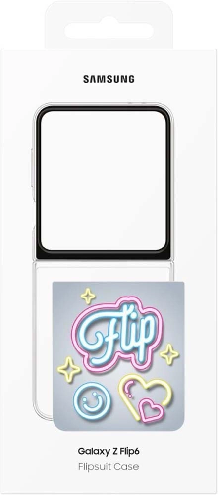 Чехол Samsung Galaxy Flip6 Flipsuit Case прозрачный