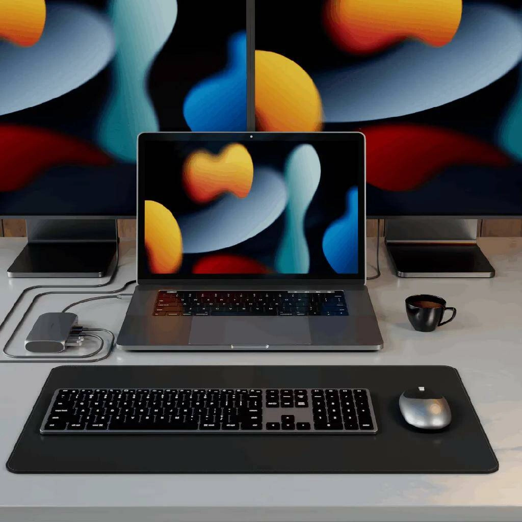 Адаптер Satechi USB-C Multimedia adapter M1, серый ST-UCM1HM