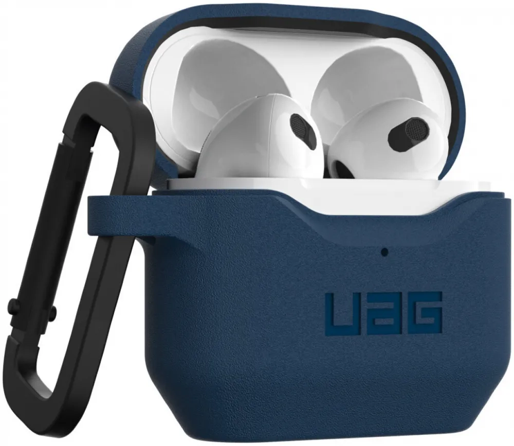Чехол + карабин UAG Scout Case для Apple AirPods 3 Темно-синий