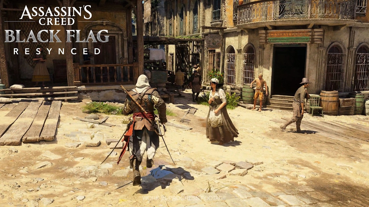 Игра Assassin's Creed IV: Black Flag Resynced, русские субтитры (PS5)