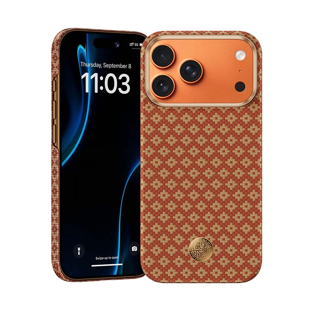 Чехол кевларовый Benks ArmorAir ArmorGrid iPhone 17 Pro Max Золото