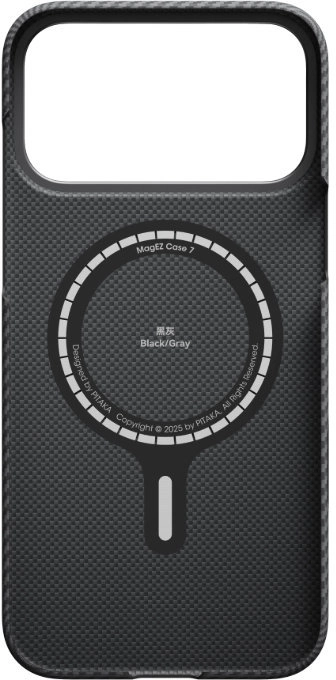 Чехол Pitaka Slim Case для iPhone 17 Pro Max, черный