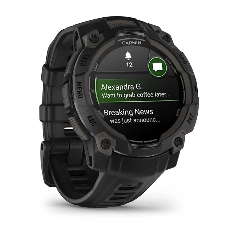 Часы Garmin Instinct 3 45 mm AMOLED, Black 010-02936-00
