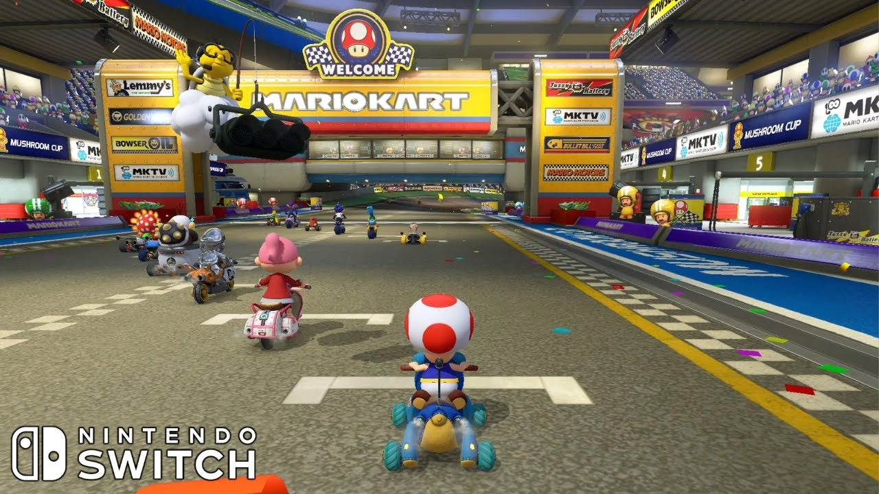 Игра Mario Kart 8 Deluxe, русский язык (NS)