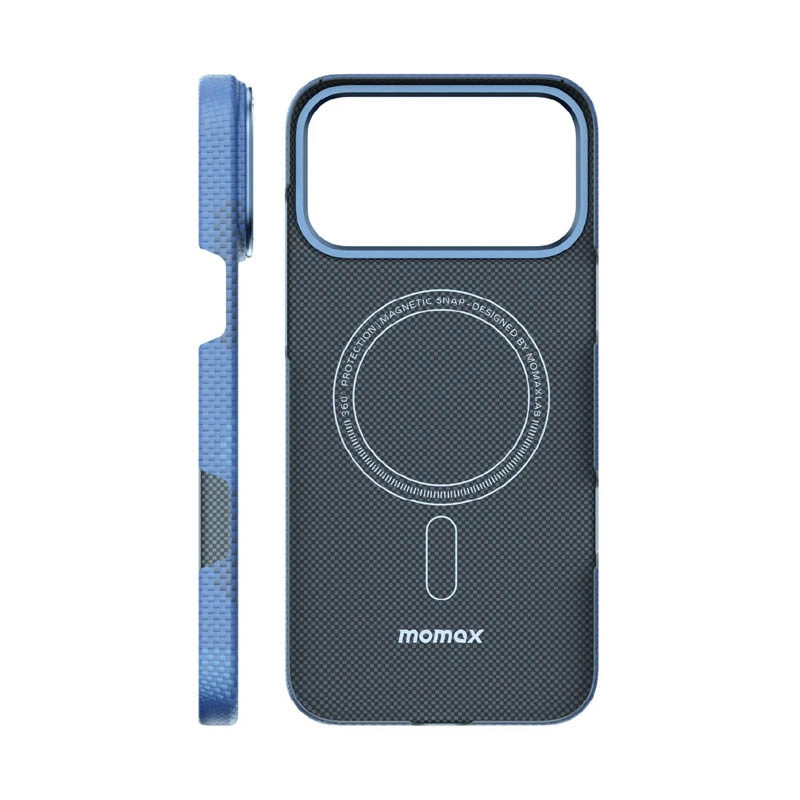 Чехол Momax Aramid Magnetic iPhone 17 Pro Max, Синий