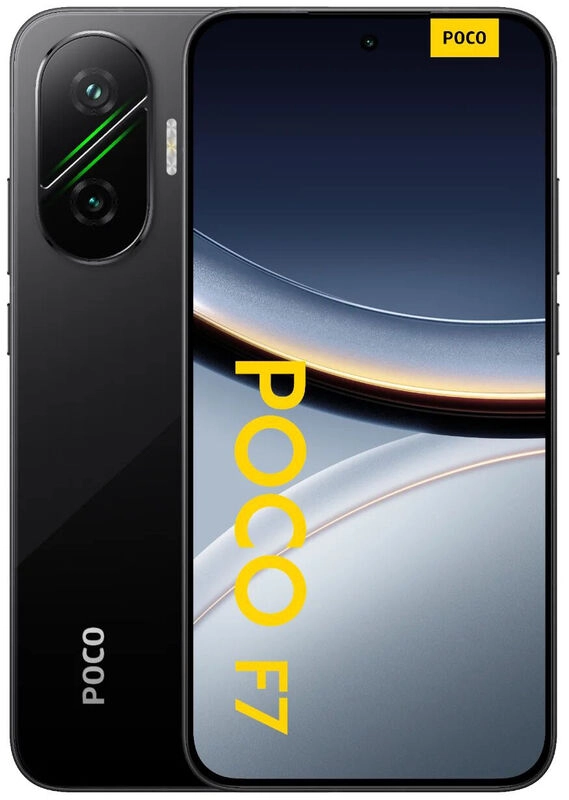 Смартфон Xiaomi Poco F7 | 12-512 ГБ (Черный | Black)