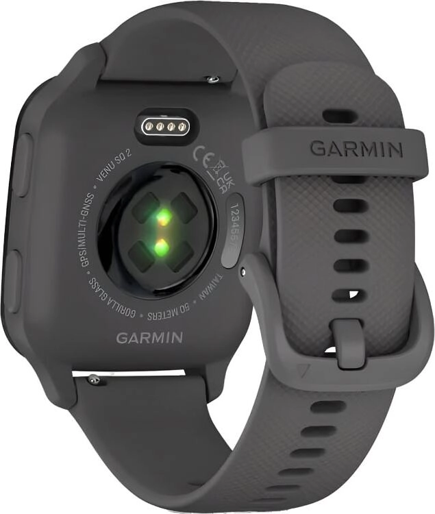 Смарт-часы Garmin Venu SQ 2 - 40 mm, Серый, серый алюминиевый безель, серый ремешок