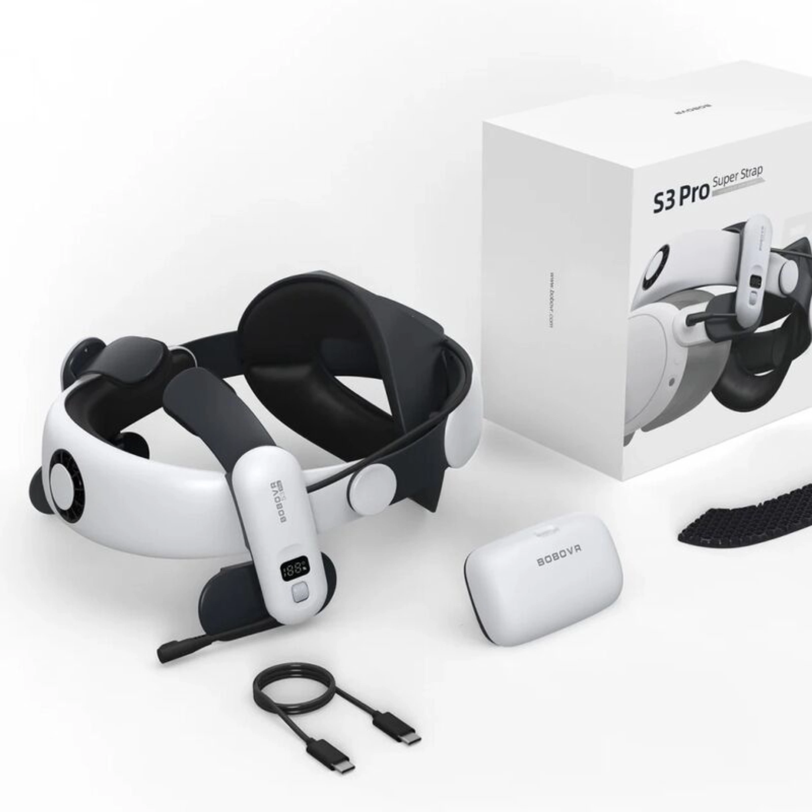 Оголовье с аккумулятором BOBOVR S3 Pro для Meta Quest 3 / 3S