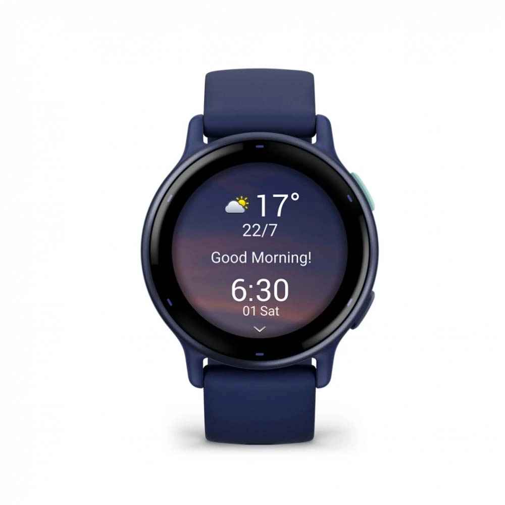 Смарт-часы Garmin Vivoactive 5 - 42 mm, Синий, металлически-синий безель, силиконовый ремешок