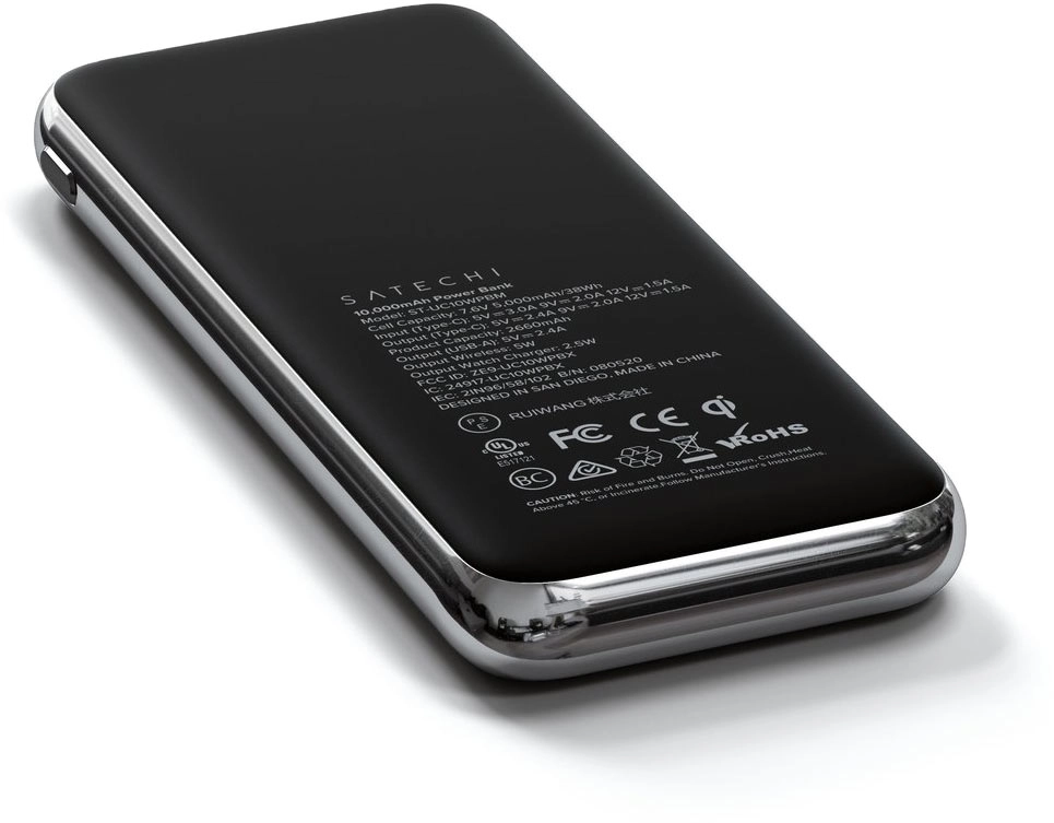 Внешний аккумулятор с функцией БЗУ Satechi Quatro Wireless Power Bank 10000 мАч