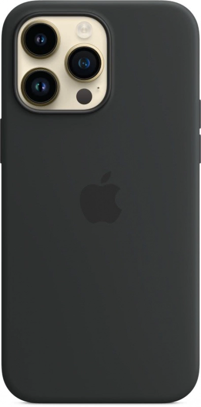 Чехол для iPhone 14 Pro Max MagSafe, Силикон,  Черный