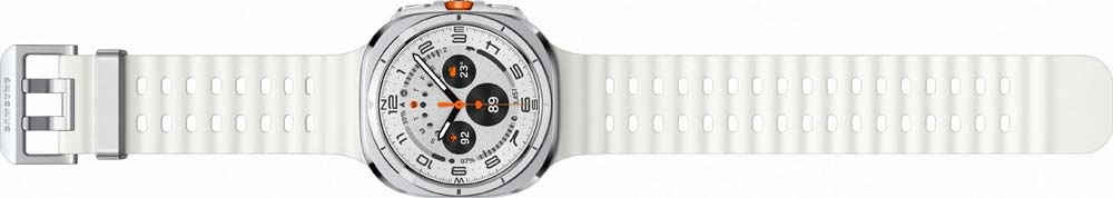 Смарт-часы Samsung Galaxy Watch Ultra (2025) - 47 mm (SM-L705) Titanium White (белый ремешок)