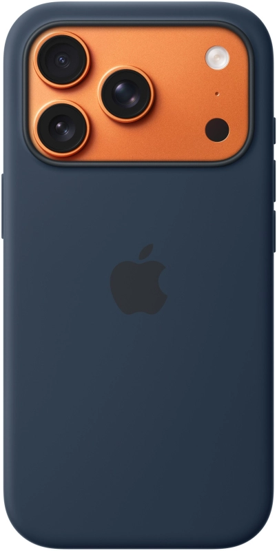 Чехол Apple для iPhone 17 Pro Silicone MagSafe, Темно-синий