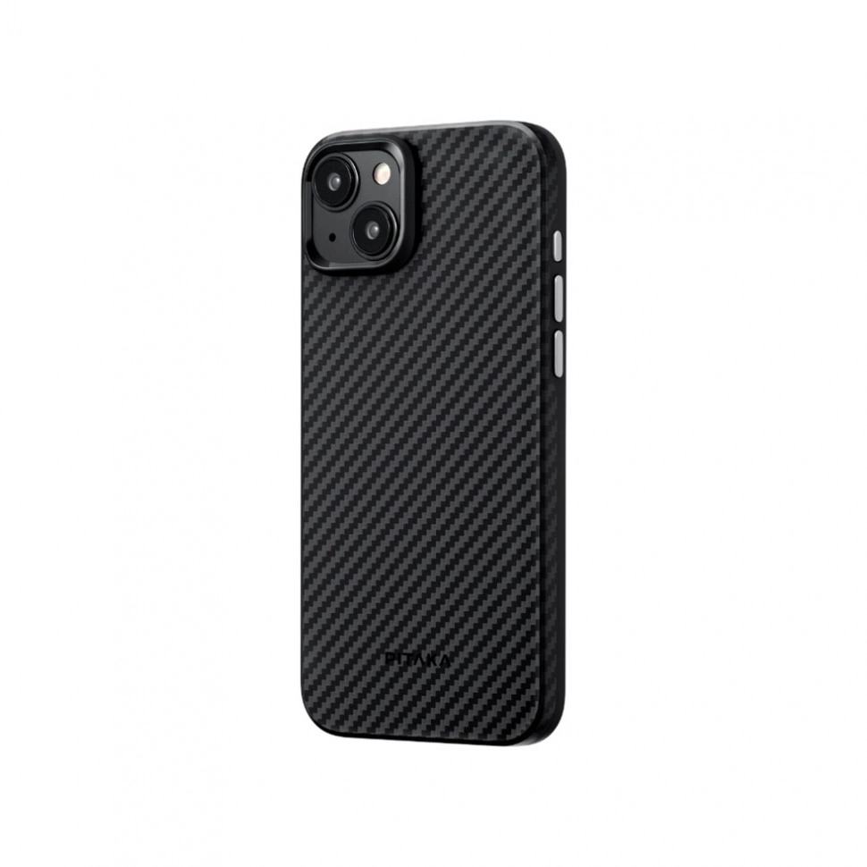 Чехол PITAKA MagEZ Case Pro 4 для iPhone 15 черно-серый 1500D (KI1501MMP)