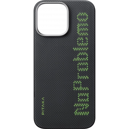 Чехол PITAKA Aries Tactile Woven Case для iPhone 16 Pro Max, принт NoProblemo