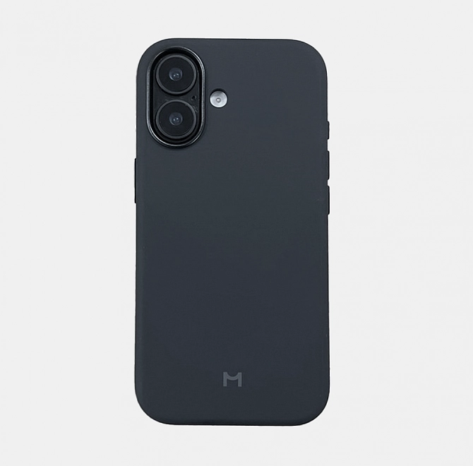 Чехол Magssory для Apple iPhone 17, силикон, с магнитами, с MagSafe, Midnight
